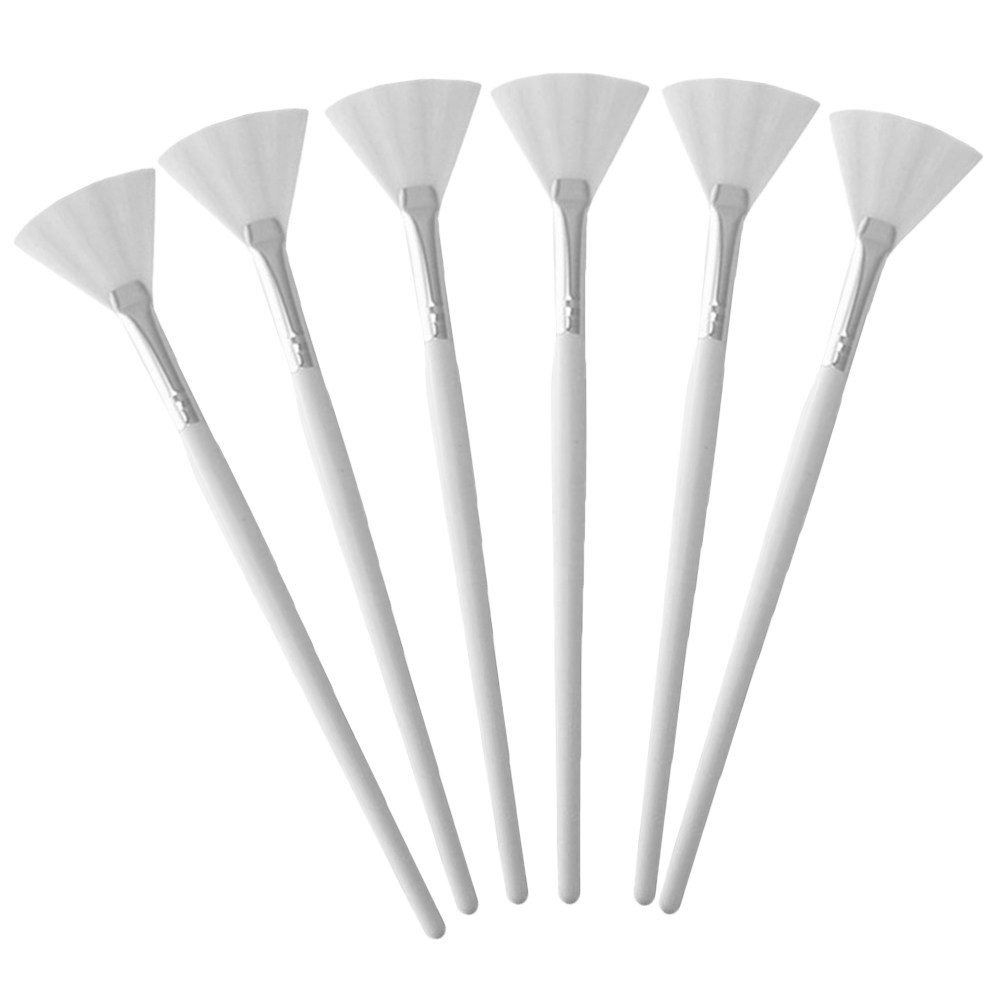 Body Brush - 6Pcs Ergonomic Facial Mask Brush Set