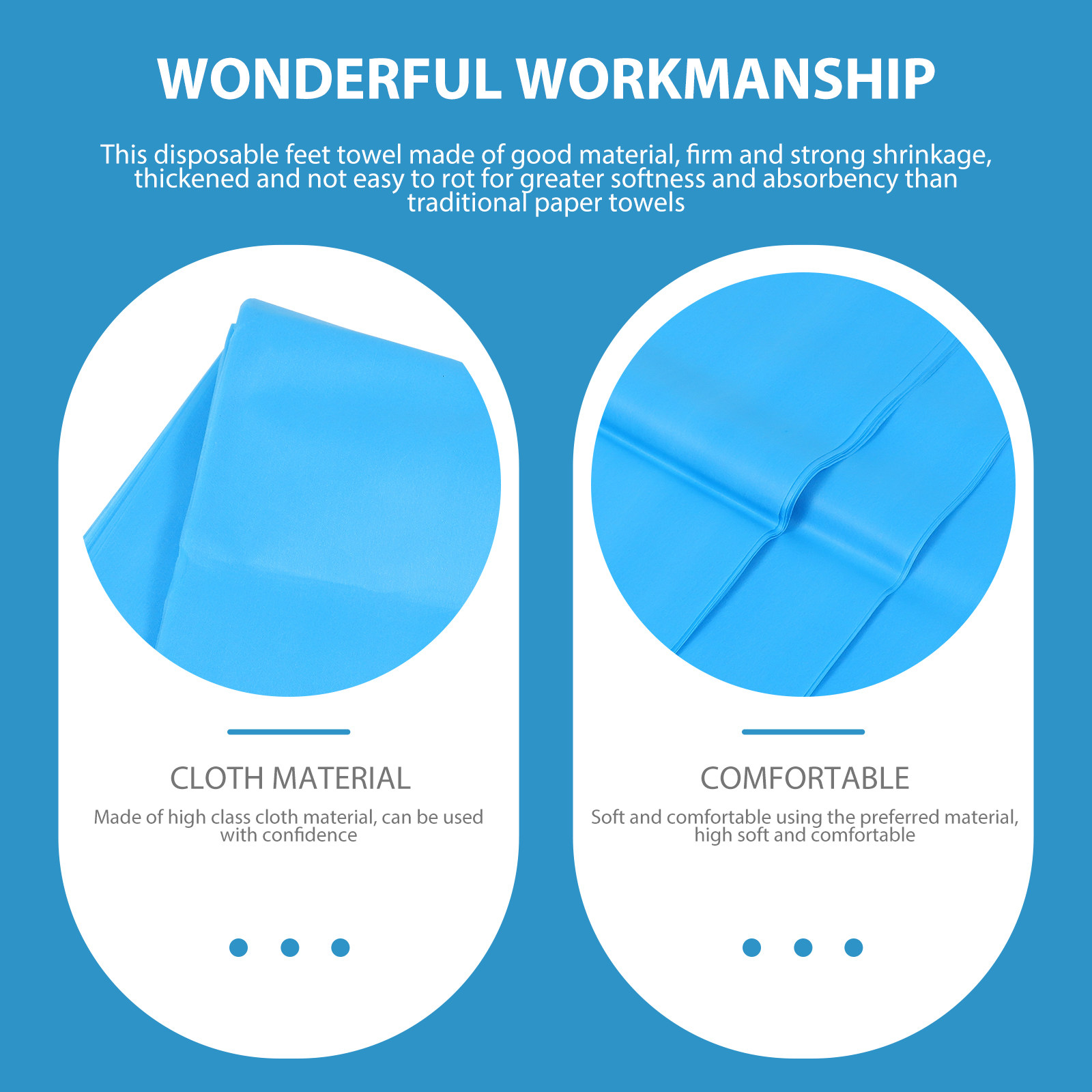 100Sheets Disposable Feet Towe - Spa Towel recension och pris