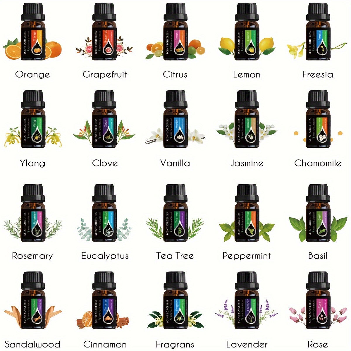 20pcs/set Essential Oil Set La - Spa Massager recension och pris