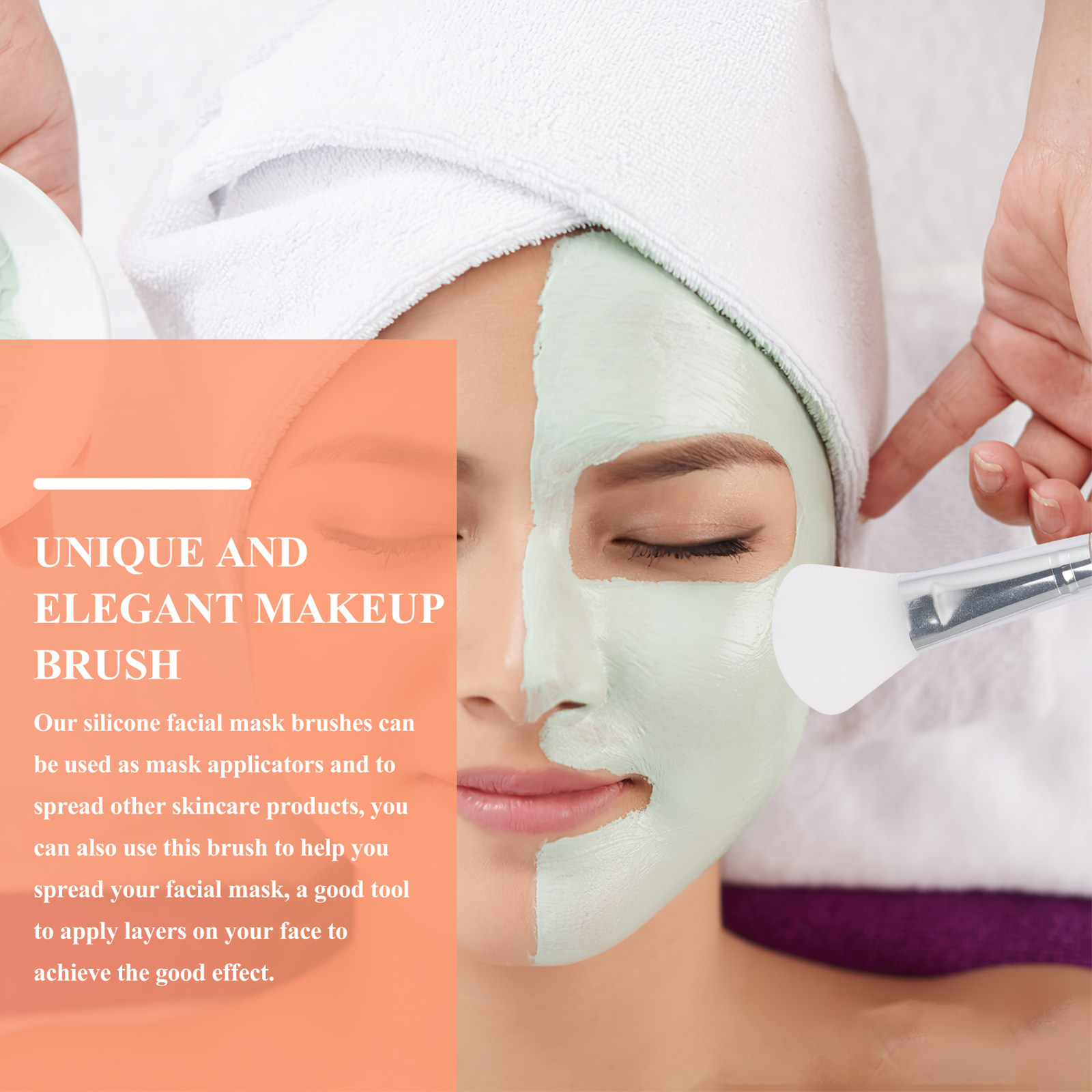 5Pcs Silicone Mask Applicator  - Body Brush recension och pris