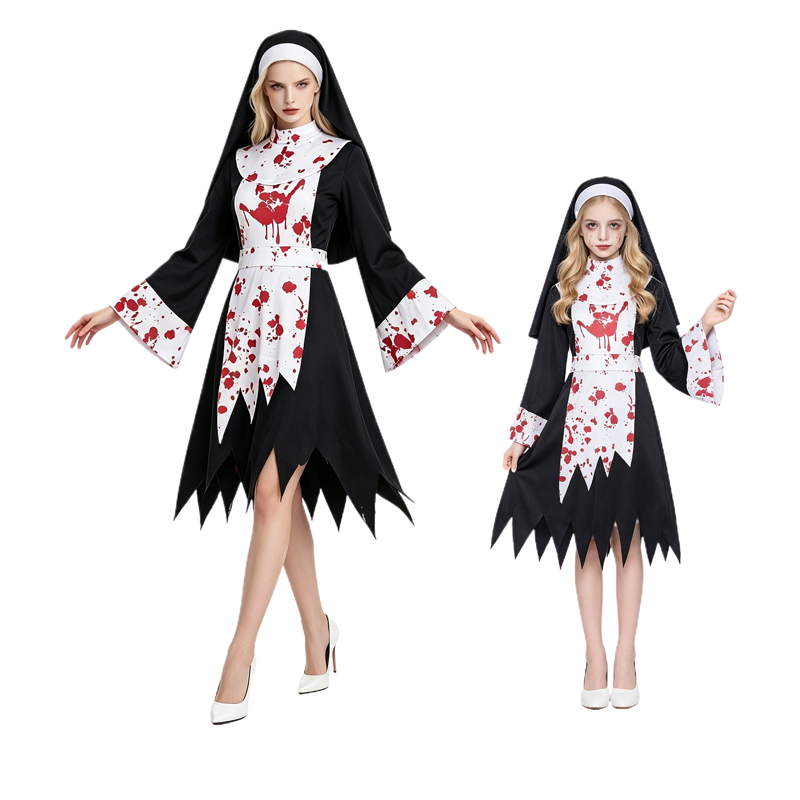 Women Kids Halloween Scary Dar - Bathrobe recension och pris