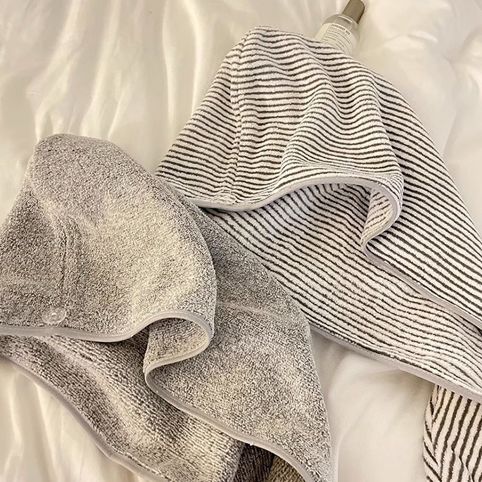 Microfiber Striped Hair Drying - Spa Towel recension och pris